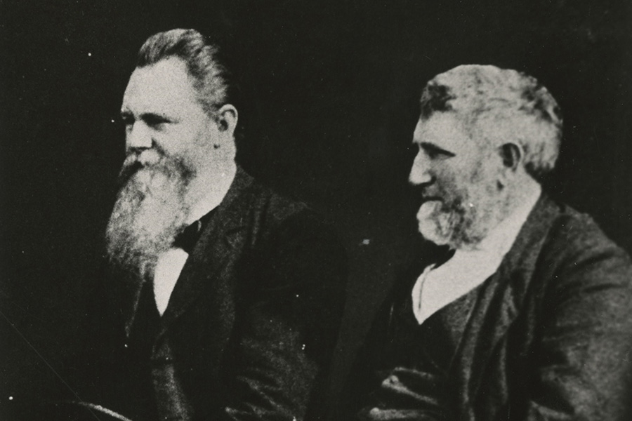 OUR FOUNDERS DAVID LIPSCOMB, RIGHT, AND JAMES HARDING, LEFT.