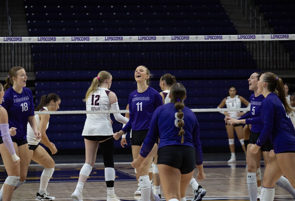 Sr. Brooklyn Fuchs celebrates.