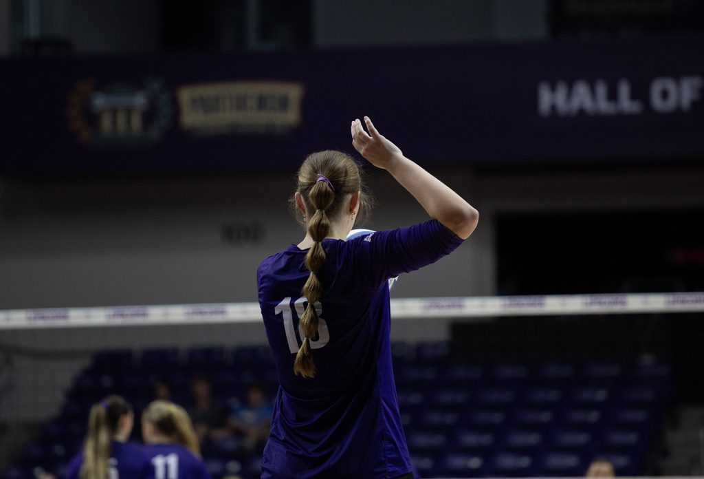 Sr. Ella Durham prepares to serve.