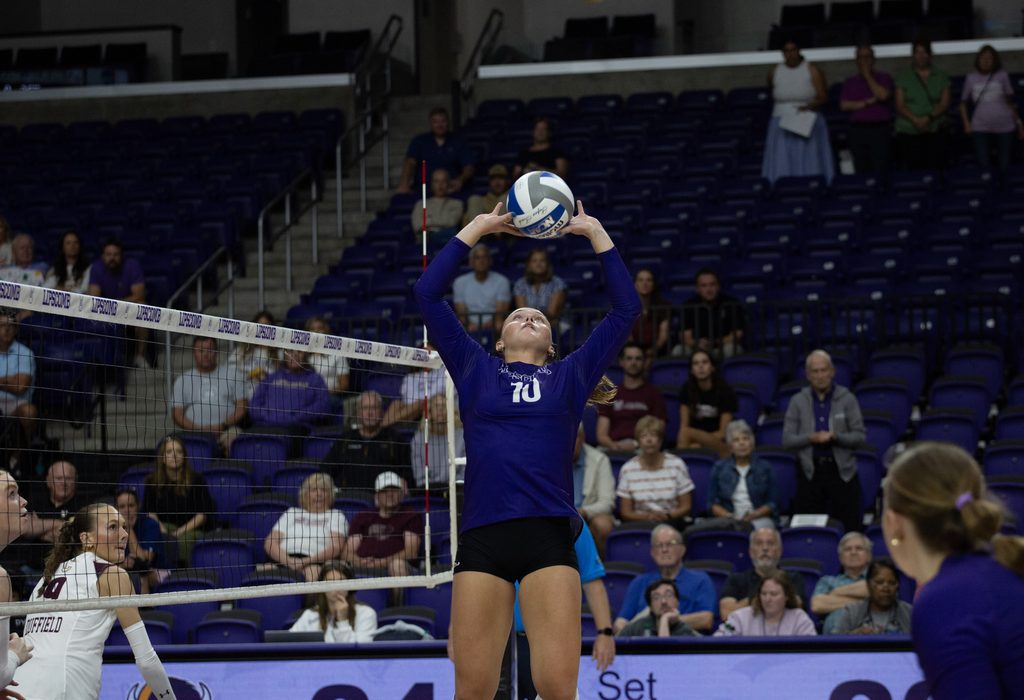 Jr. Kelsey Schenck on the set.